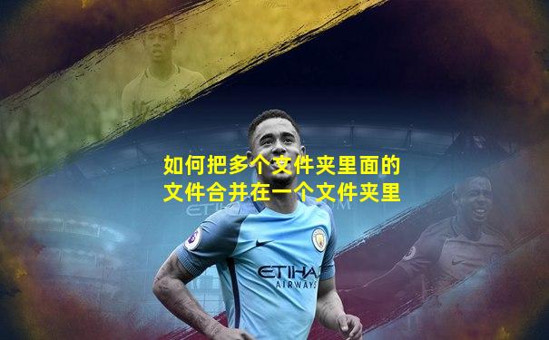 如何把多个文件夹里面的文件合并在一个文件夹里