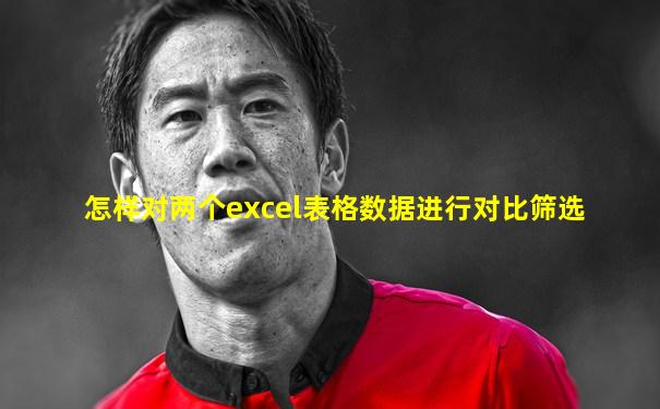 怎样对两个excel表格数据进行对比筛选