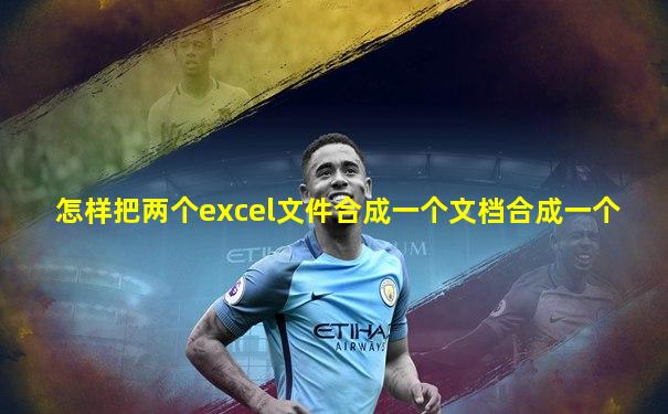 怎样把两个excel文件合成一个文档合成一个